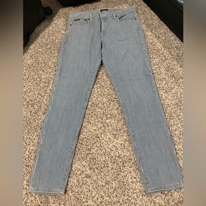 Polo Ralph Lauren Women’s Navy Pinstripe Skinny Jeans